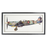 Schilderij | Collage |Knipsels Vliegtuig - 130x65 cm