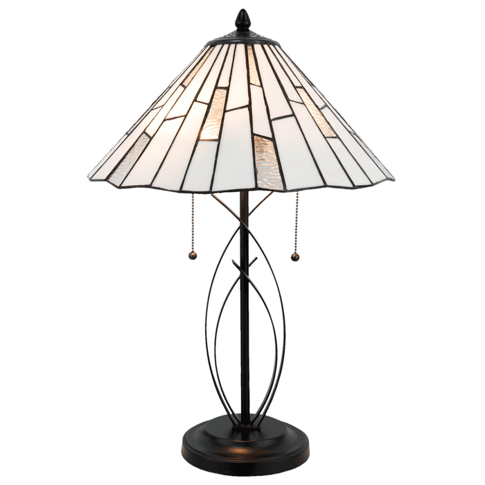 Tafellamp Tiffany Ø 40*60 cm / E27 / max. 2x60 Watt