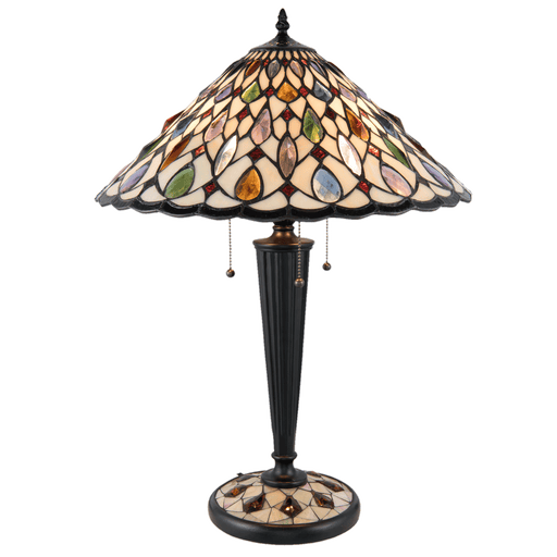 Tafellamp Tiffany Ø 46*62 cm / E27 / Max. 3*60 Watt