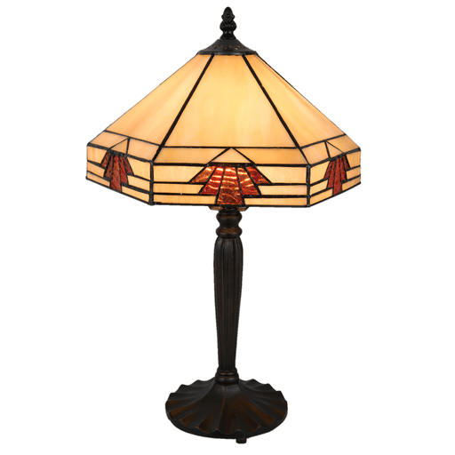 Tafellamp Tiffany 31*27*47 cm / E27 / Max. 1x60 Watt