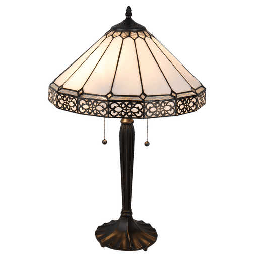 Tafellamp Tiffany Ø 41*62 cm / E27 / Max. 2x60 Watt