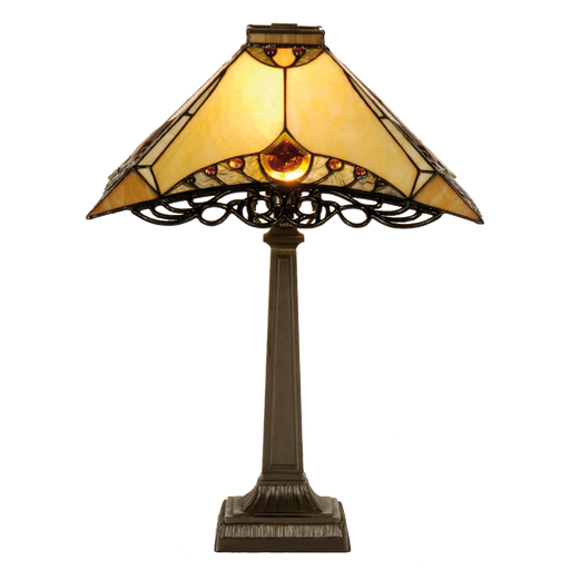 Tafellamp Tiffany 36*36*50 cm 1x E14 max 40Watt.