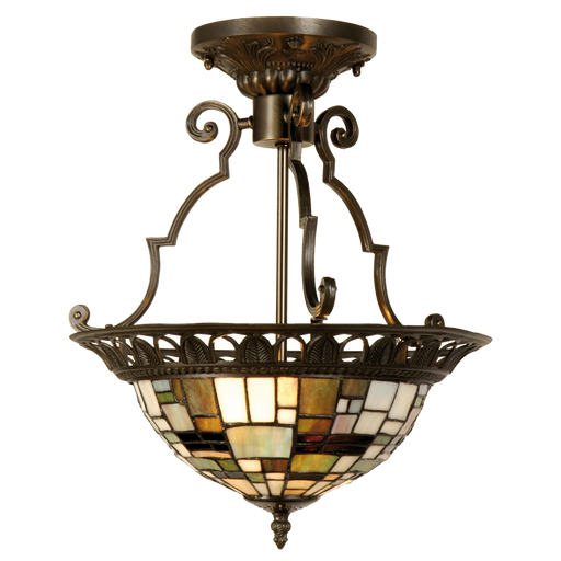 Plafondlamp Tiffany Ø 37*41 cm 2x E14 / Max 40W