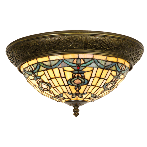 Plafondlamp Tiffany Ø 38*19 cm E14/max 2*40W