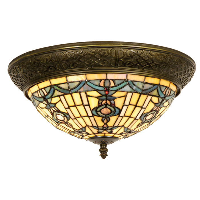 Plafondlamp Tiffany Ø 38*19 cm E14/max 2*40W