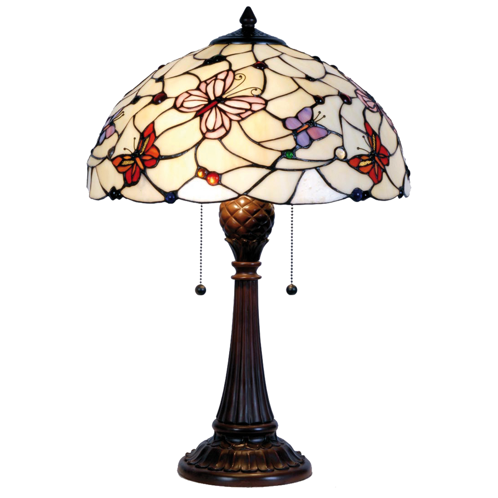 Tafellamp Tiffany Ø 41*60 cm 2x E27/60w