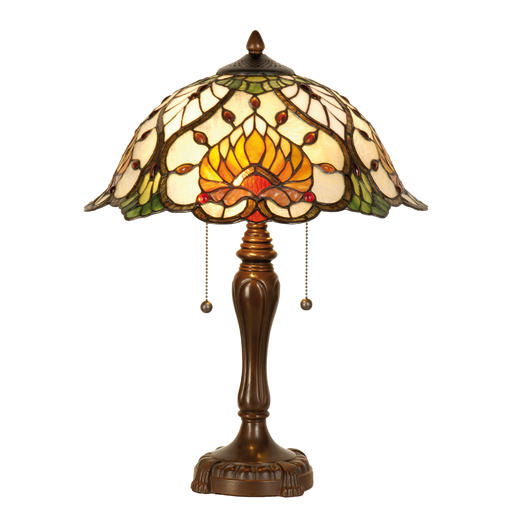 Tafellamp Tiffany Ø 40*50 cm E27/max 2*60W