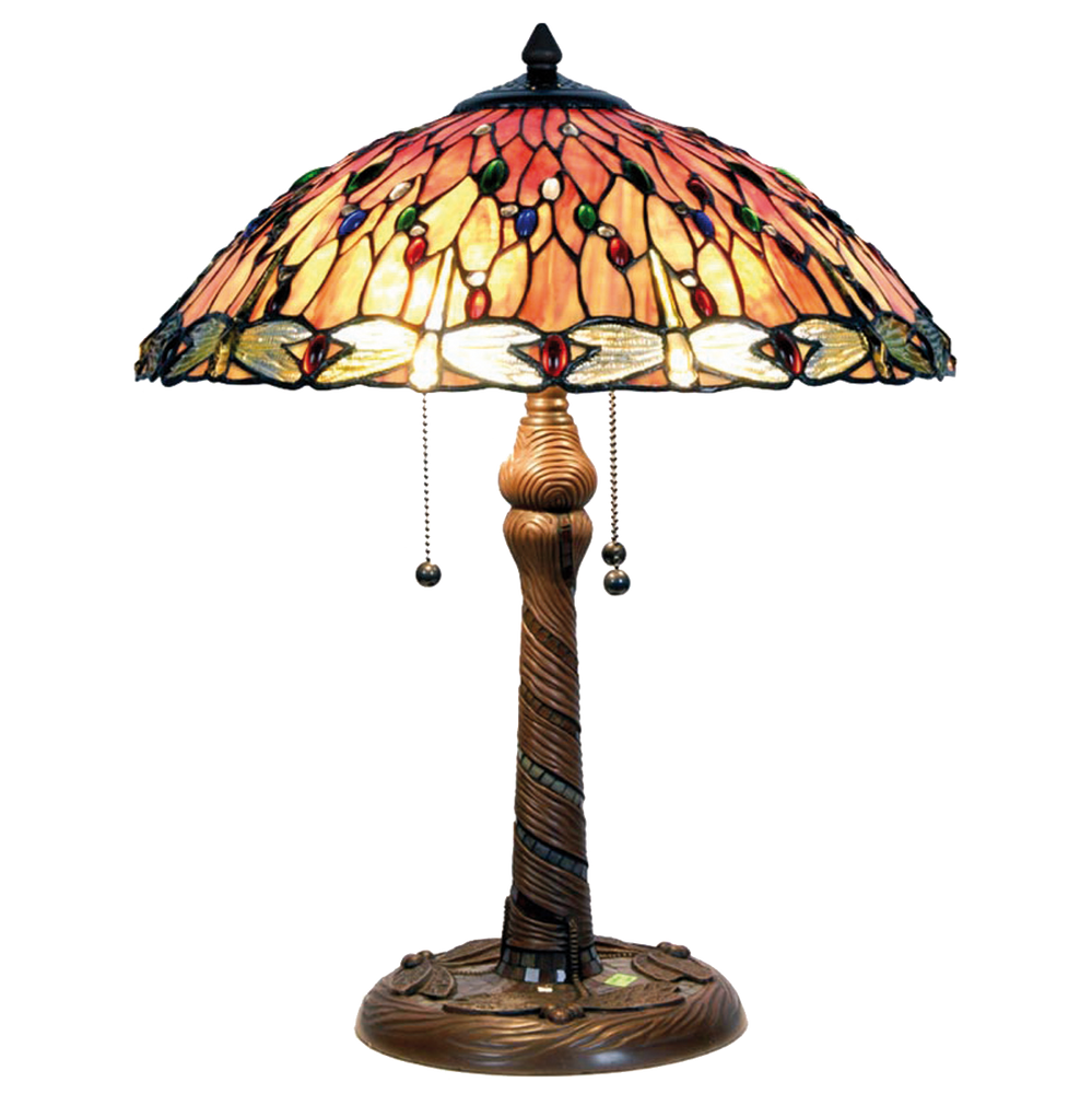 Taffellamp Tiffany Ø 45*56 cm 2x E27 max 60w.