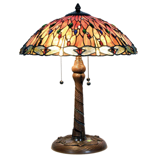 Taffellamp Tiffany Ø 45*56 cm 2x E27 max 60w.