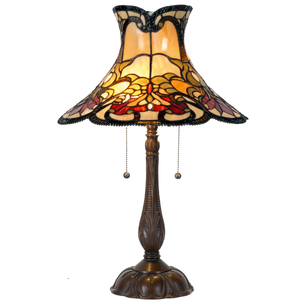 Tafellamp Tiffany Ø 51*66 cm 2x E27 max 60w