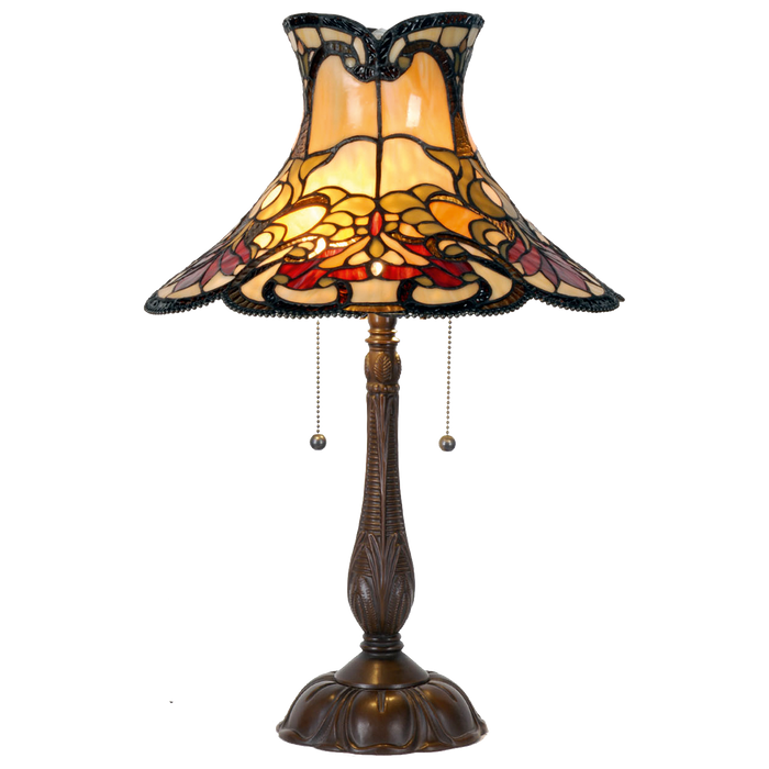 Tafellamp Tiffany Ø 51*66 cm 2x E27 max 60w
