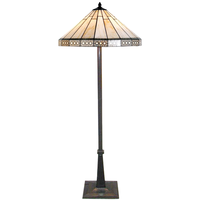 Vloerlamp Tiffany Ø 50*164 cm E27/max 2*60W