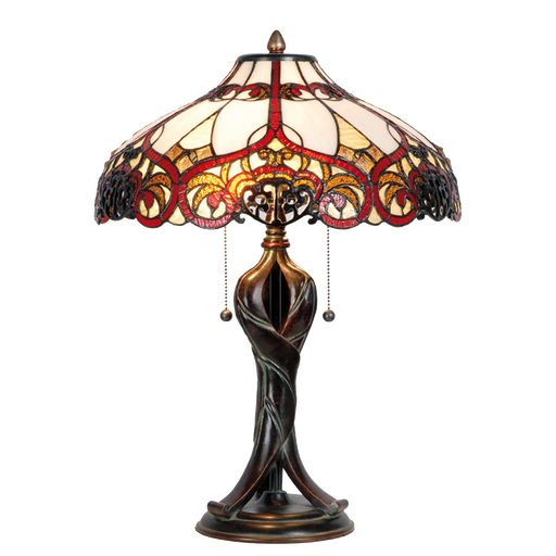 Tafellamp Tiffany Ø 41*56 cm E27/max 2*60W