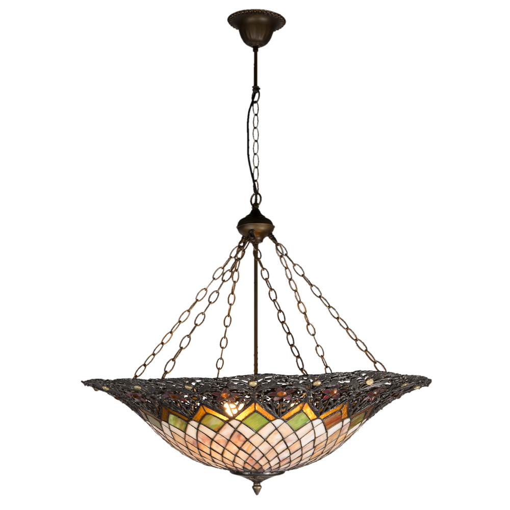 Hanglamp Tiffany Ø 80*120 cm E27/max. 3x60 Watt