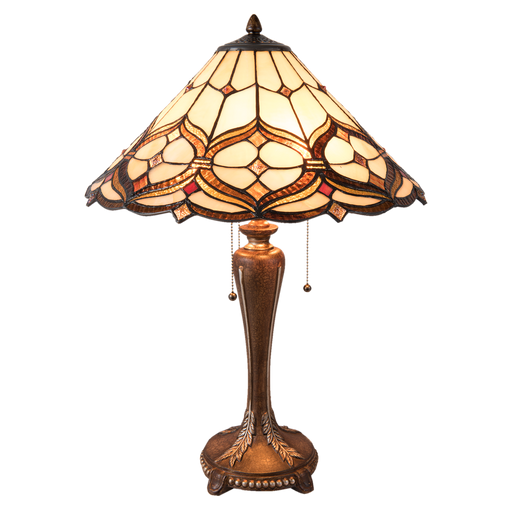 Tafellamp Tiffany Ø 47*63 cm E27/max. 3x60 Watt