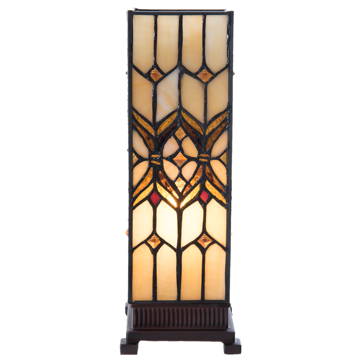 Tafellamp Tiffany 12*12*35 cm E14/max.1x25Watt