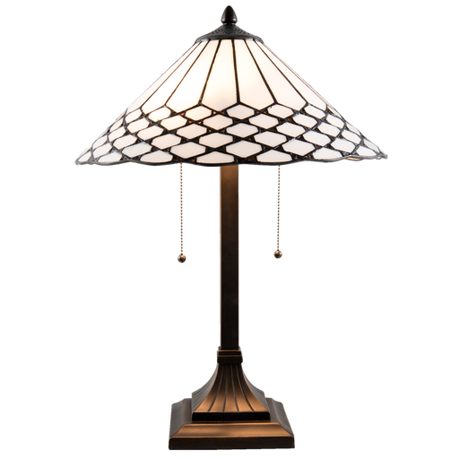 Tafellamp Tiffany Ø 41*58 cm E27/2x60Watt