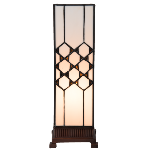 Tafellamp Tiffany 12*12*36 cm E14 / max. 25 Watt