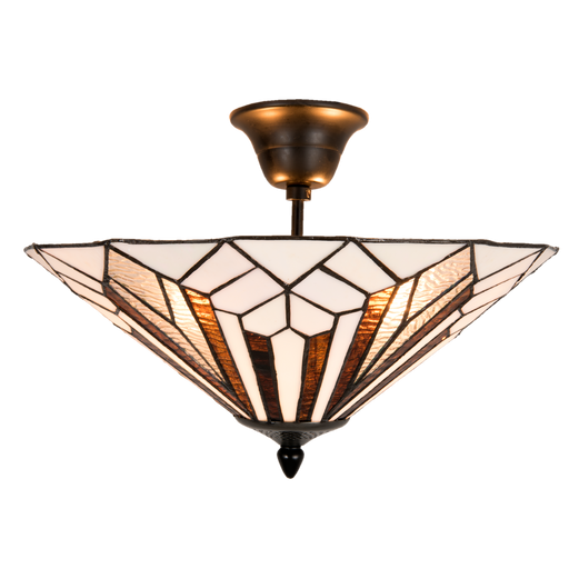 Plafondlamp Tiffany Ø 40*28 cm E14/max. 2x40 Watt