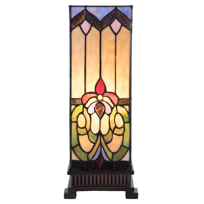 Tafellamp Tiffany 17*17*44 cm / E27/Max.1x40 Watt