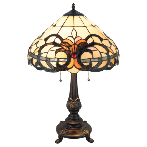 Tafellamp Tiffany Ø 40*63 cm / E27/max 2*60W