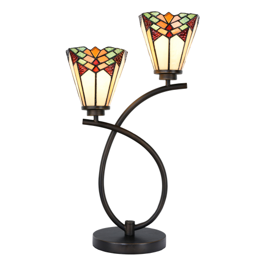 Tafellamp Tiffany 33*19*58 cm / E14/max 2*40W