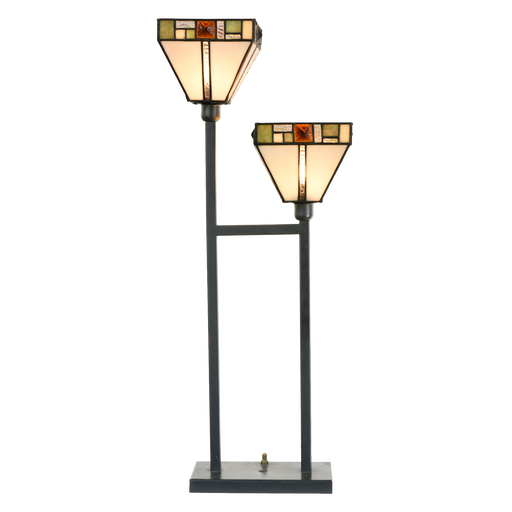 Tafellamp Tiffany 28*70 cm E14/2*40W