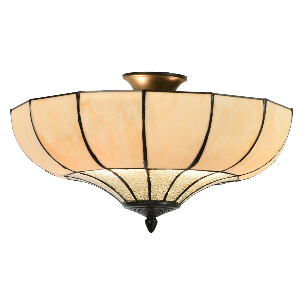 Plafondlamp Tiffany Ø 46*25 cm E27/2*60W