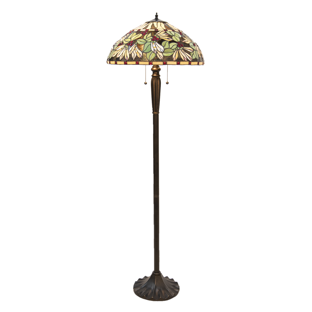 Vloerlamp Tiffany Ø 51*157 cm E27/max 2x60W