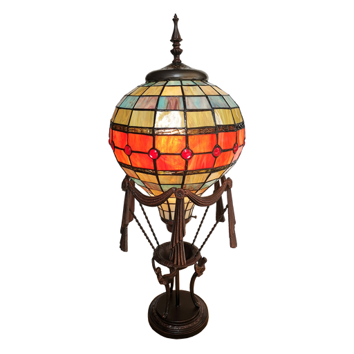 Tafellamp Tiffany luchtballon 31*31*71 cm 1x E27 max 60W