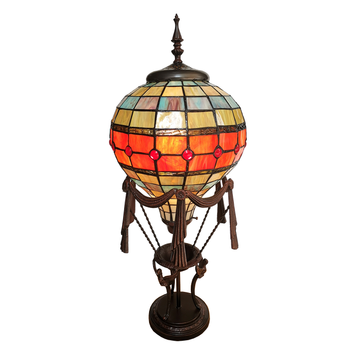 Tafellamp Tiffany luchtballon 31*31*71 cm 1x E27 max 60W