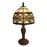 Tafellamp Tiffany compleet 21*21*33 cm 1x E14 max 25W