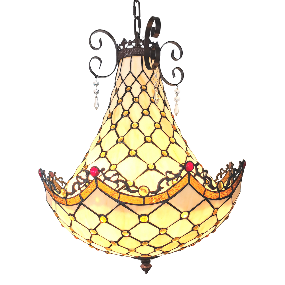 Hanglamp Tiffany Ø 41*128 cm 3x E27 max 60W