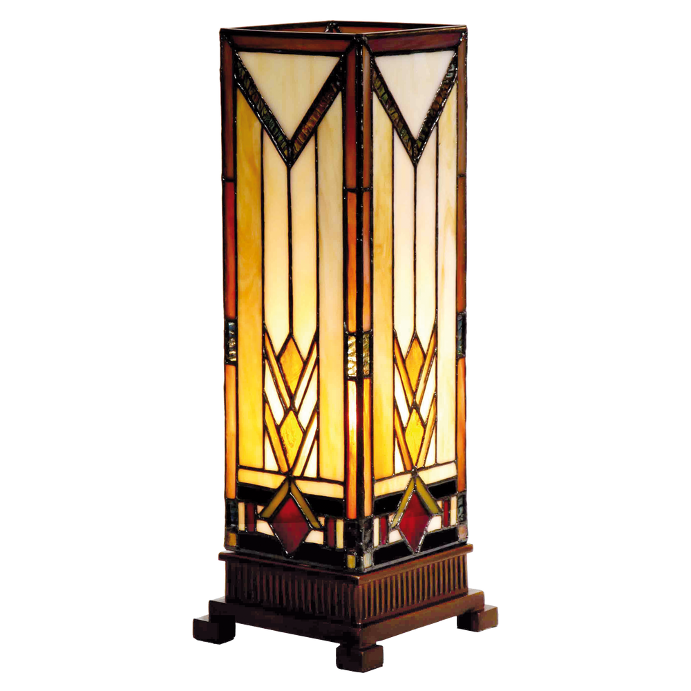Tafellamp Tiffany 12.5*35 cm 1x E14 max 40w
