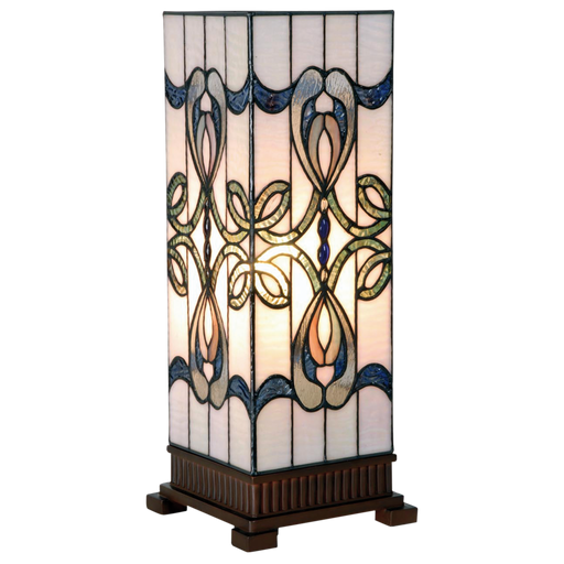 Tafellamp Tiffany 18*45 cm 1x E27 max 40w