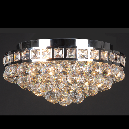 Plafondlamp kristal 3 lichts Ø 40*20 cm E14/max 3*40W