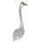 Wanddecoratie struisvogel 19*13*63 cm