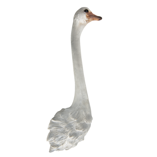 Wanddecoratie struisvogel 19*13*63 cm