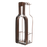 Flessenhouder met kurk en glas houder 20*17*63 cm