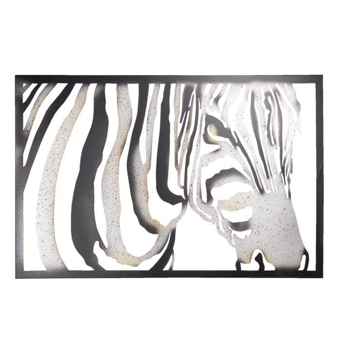 Wanddecoratie zebra 85*3*55 cm