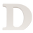 Letter D 9*8 cm