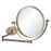 Draaibare spiegel met muurbevestiging zwart 37*2*32 cm