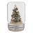 Sneeuwbol kerstboom Ø 7*10 cm