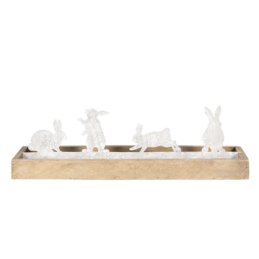 Decoratie konijnen 36*10*10 cm
