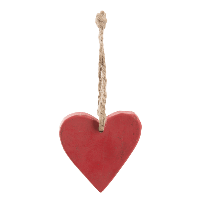 Hangers hart hout 7*1*7 cm (6)
