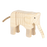 Decoratie houten olifant 4*9*11 cm