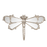 Wanddecoratie libelle 29*5*18 cm