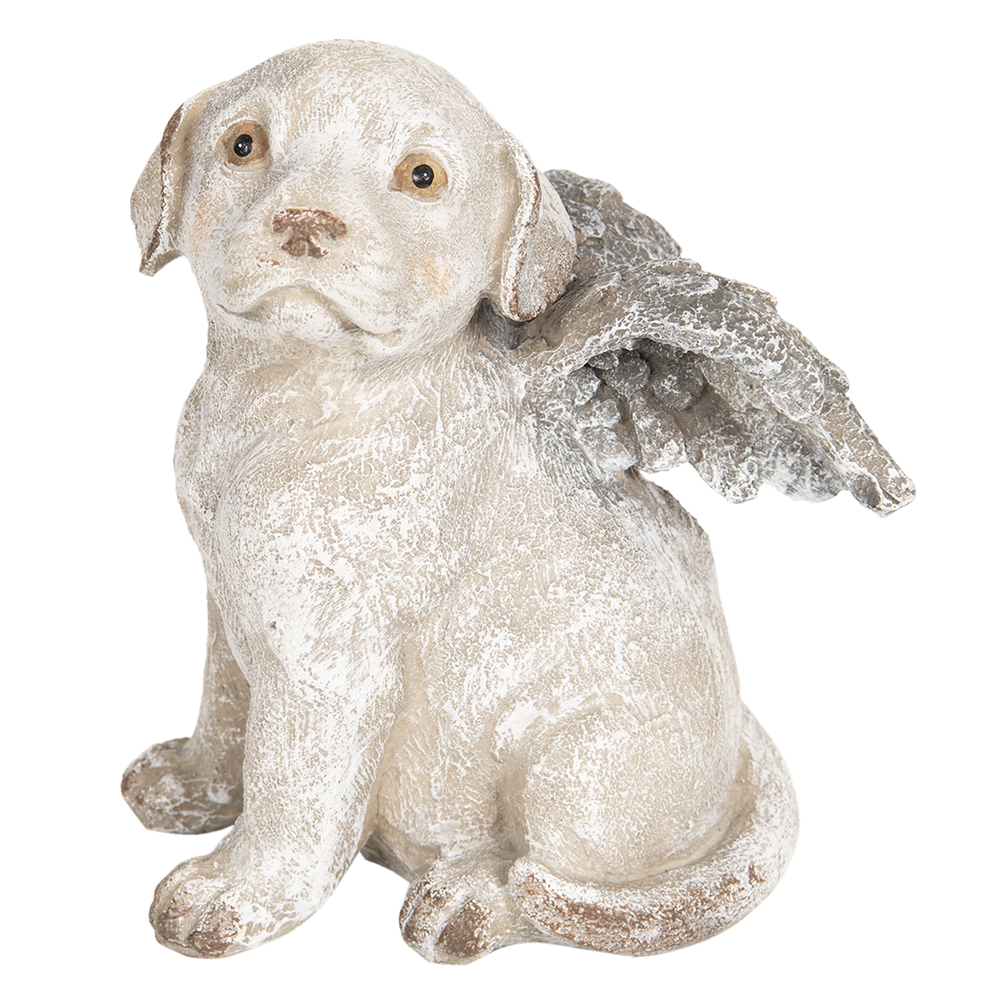 Decoratie hond met vleugels 16*13*20 cm