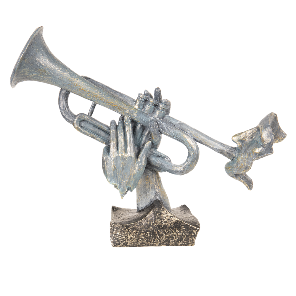 Decoratie trompettist 32*11*28 cm