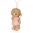 Decoratie hond hangend 4*3*7 cm